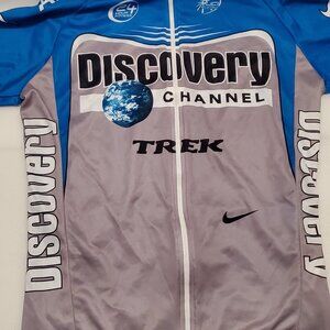 New Professional TEAM Trek Cycling Jersey AMD Discovery Road Bike BicycleSz M